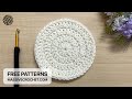  how to crochet a perfect circle without seam  quick  easy crochet for beginners