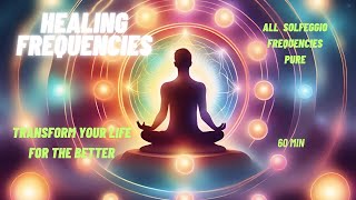 Healing Frequencies - Pure Solfeggio Vibrations - Listen for 5min solfeggio vibration healing