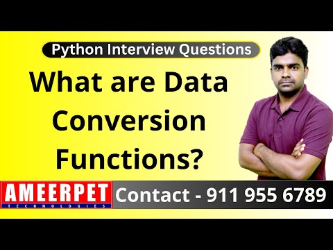 What are data conversion functions | Ameerpet Technologies | By Srinivas