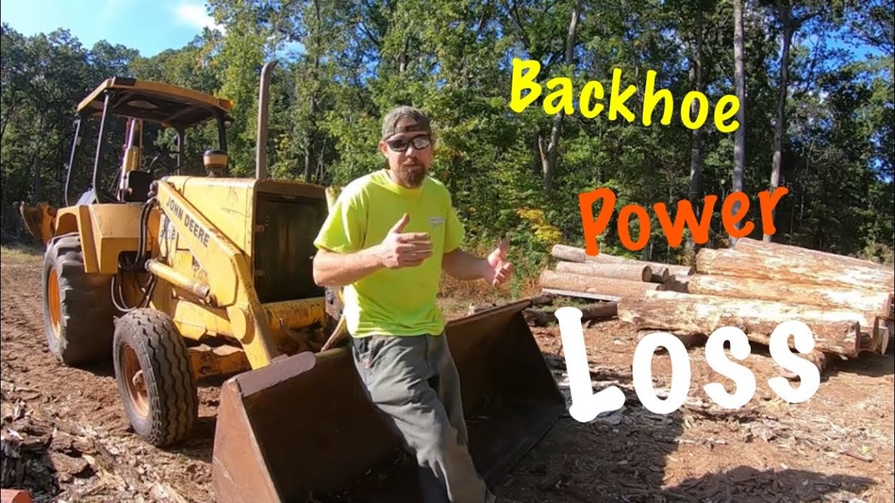 John Deere 410 power loss repair YouTube