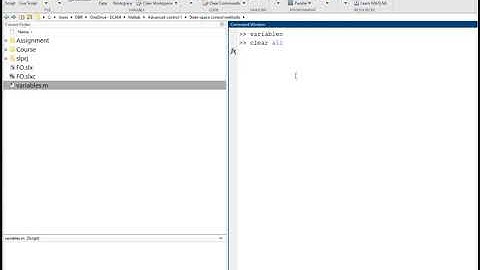 State space control methods: video 11 Matlab Simulink