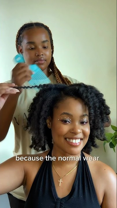  Braid and curl natural hairstyles #braidstyles #rodset #curlyhairstyles ...