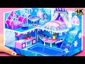 How To Build A Magical Mini Apartment For Queen Elsa From Cardboard ❄️ DIY Miniature House