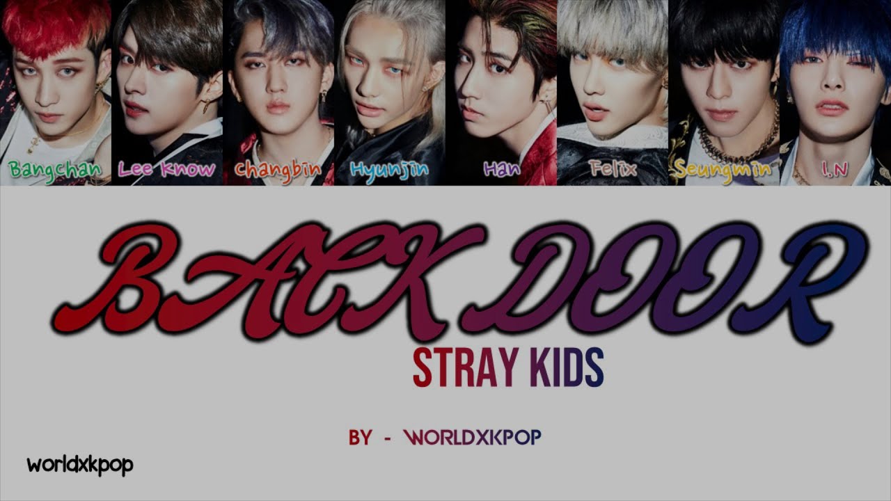 STRAY KIDS - BACK DOOR * KOLAY OKUNUŞ+MV(EASY LYRICS)COLOR CODED