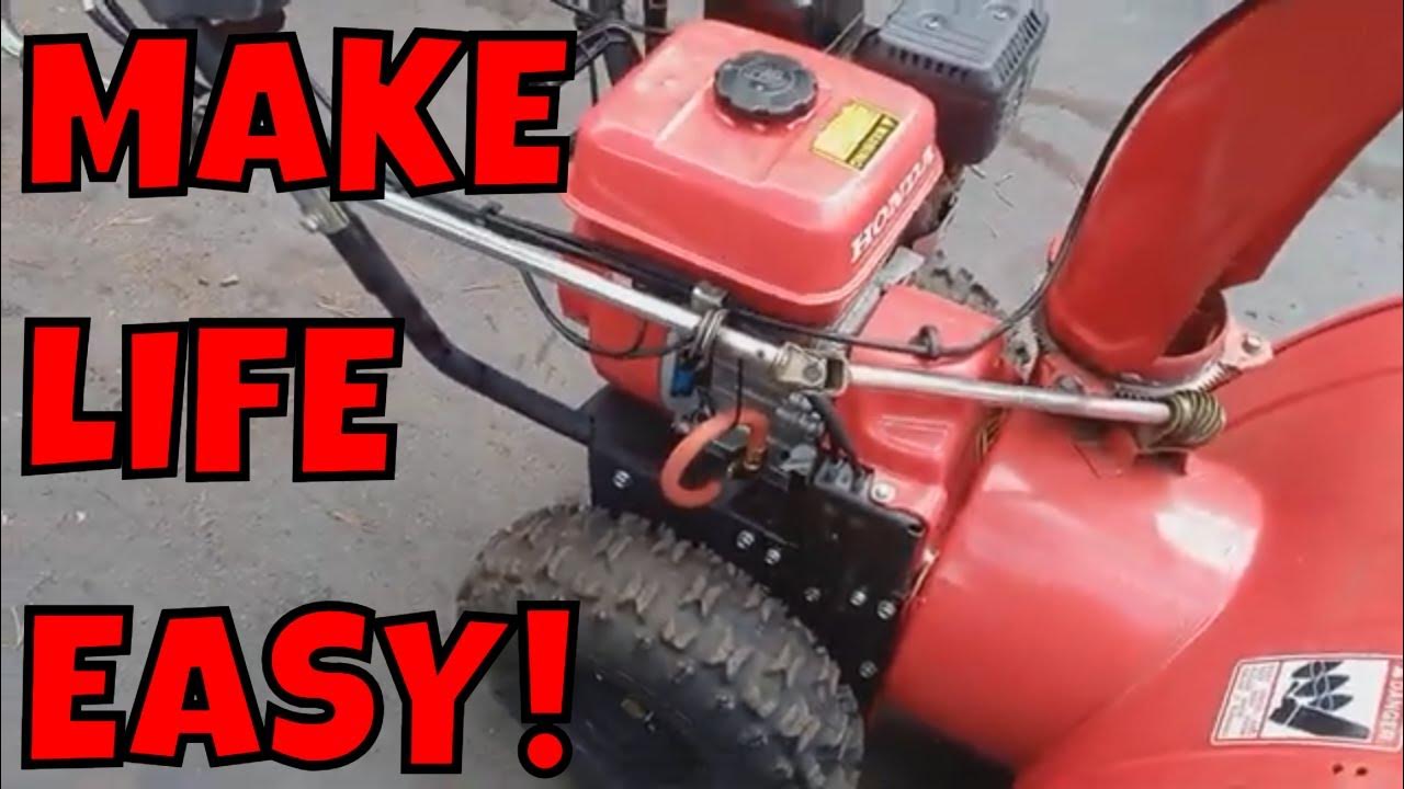 Honda Snowblower Oil Changing Upgrade! Easy , With NO MESS! How To