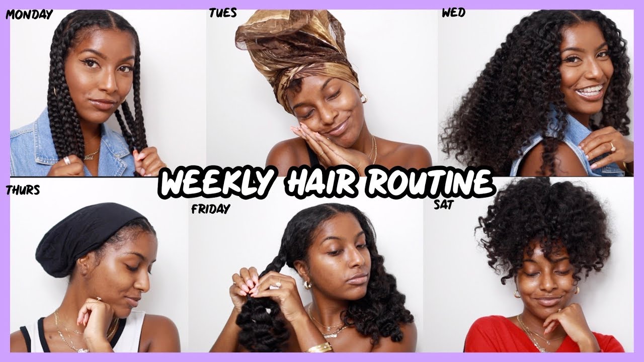 My Weekly Natural Hair Routine How I Refresh Maintain Hair