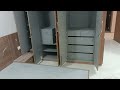 Modular wardrobe and bed material used action tesahmr