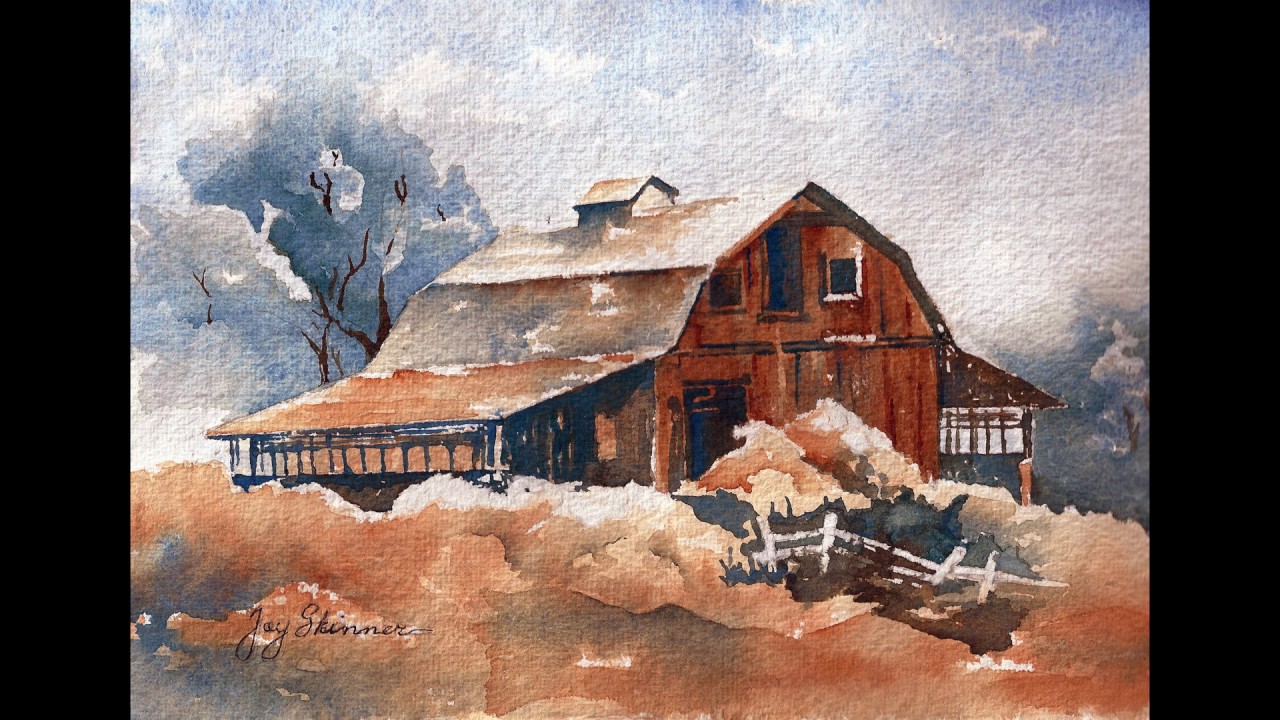 Joy Skinner Fine Art - Watercolor Buildings & Architecture - YouTube