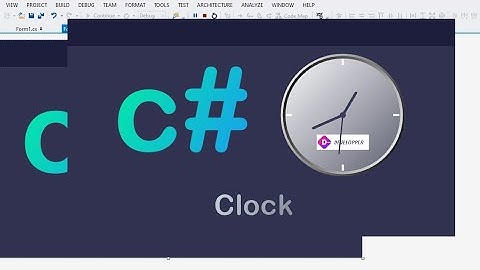 How to build a c# clock user control