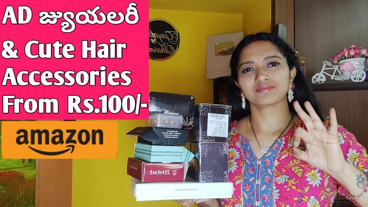 Amazon AD jewellery Haul Telugu/Amazon Jewellery Haul Telugu/Amazon