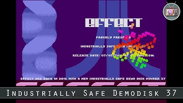 Industrially Safe Demodisk #37 intro by Effect, 2016 | Atari ST Intro | 1080p/50fps