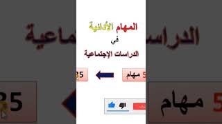 المهام الأدائية ( دراسات)  للصف الرابع الابتدائي 2023