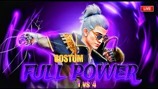 FREE FIRE LIVE STREAM| GUILD TEST | RANK PUSH | 1 VS 4