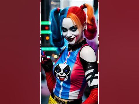 Нейросеть рисует Харли Квин / Harley Quinn - YouTube