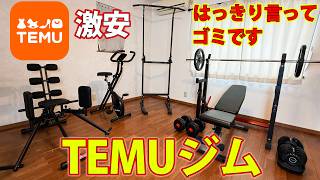 I Tried Building a Home Gym Using Only Stuff From That Sketchy Website, TEMU...