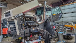 Rare Case 4994 – 866 cu in V8 diesel – Oil change with NO Filter?!
