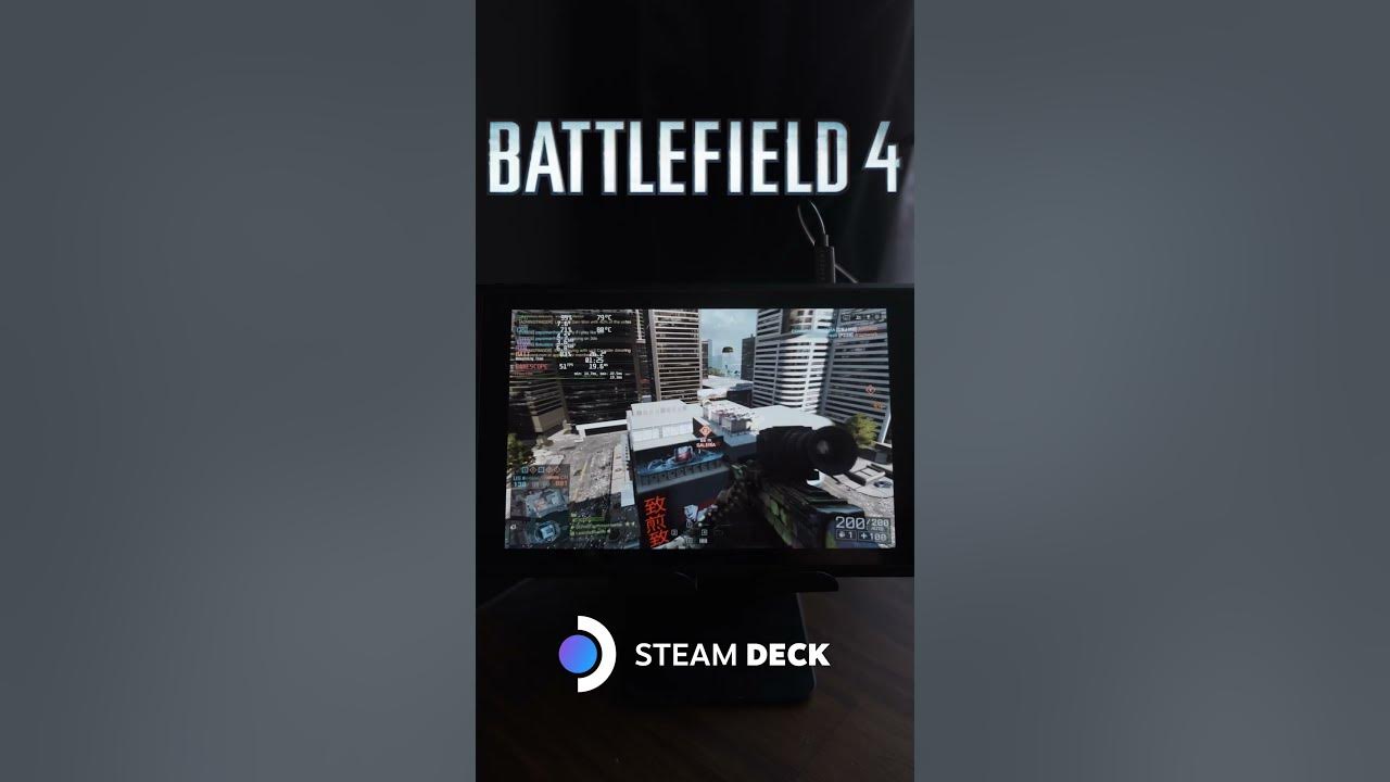 Battlefield 4 Steam Deck Gameplay 