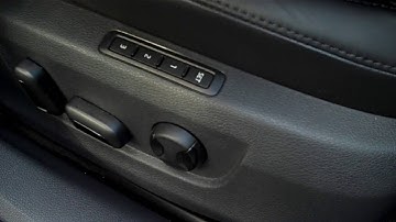 Using the drivers seat memory function on a SKODA Superb
