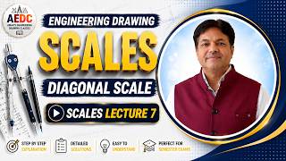 Diagonal Scale in Engineering Drawing | Scales Lecture 7