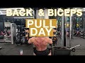 Pull Day Back &amp; Biceps to get lean | 11 Weeks Out