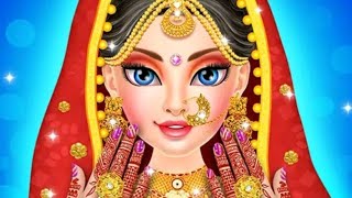 Indian Girl Wedding || Spa Salon Game with wedding rituals || Android Gameplay ||@ASMRNehaKouser screenshot 5