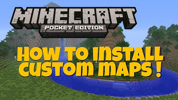 How to Install Custom Maps in Minecraft PE !