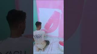 Wall colour painting. colour combination Asian Paint. Colour code 8167 #painting #shorts #workout