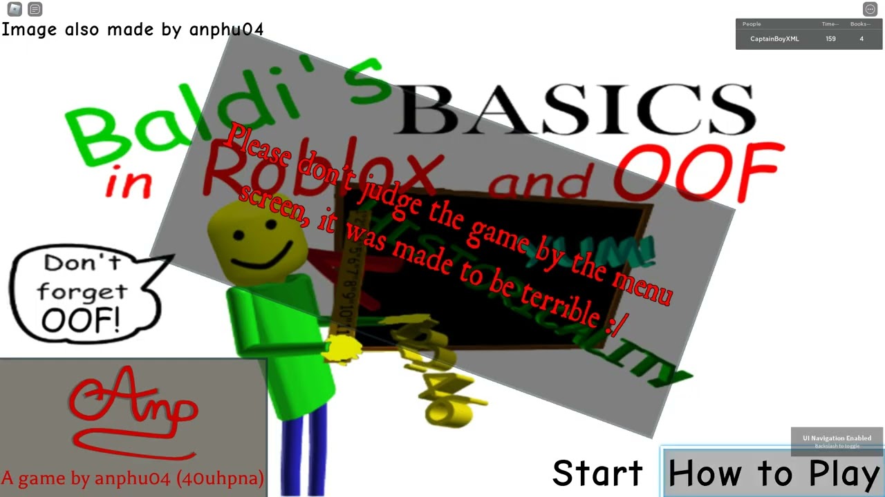 Baldi's Basics but it's a Roblox game and Peppino is the main character (S  rank with 11447 points) 