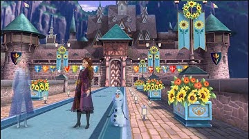 Disney Frozen Adventures Story Playthrough Part 1 - CASTLE ENTRANCE (FULL MOVIE) | SKILLGAMING ✔️