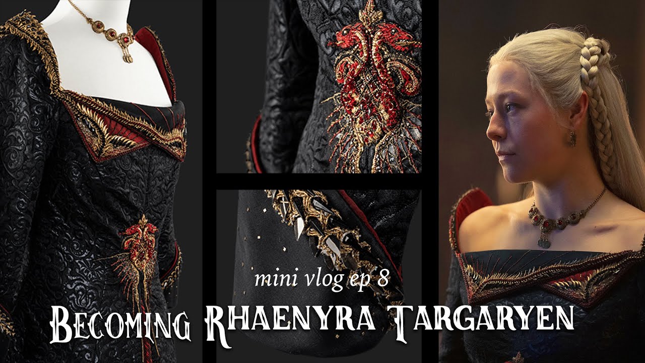 (Smiles) I’ve missed wig design. I think I got it | Becoming Rhaenyra Targaryen 🐉