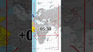 Why is difference between India and London time | Indian standard meridian | #gkshorts | #shorts