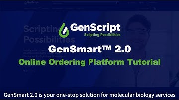 Order Your Genes with GenSmart™ 2.0 - Tutorial