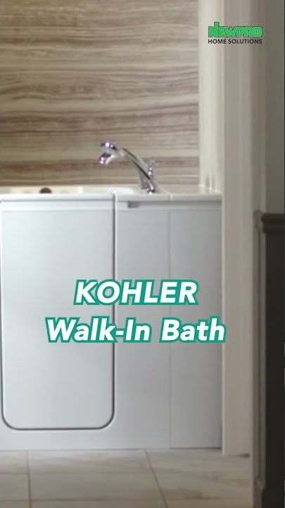 KOHLER® Walk-in Baths 🛁 Enjoy your daily bath. NEWPRO Bath Remodel💚