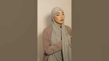 Hijab tutorial with our bamboo Jersey Hijab 🌿