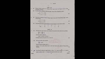 MSC final maths 2022 ( advance numerical analysis)