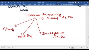 Introduction to forensic accounting in english