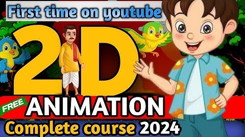 2D Animation Complete Course For Beginners 2024 | Phone Pr Cartoon Banao Ab #animation