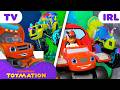 Blaze Transforms into the Clean Machine IRL! 🫧🧼 | Blaze and the Monster Machines Toys | Toymation