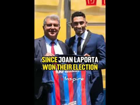 Barcelona have signed 12 players since joan laporta won their presidential election??
