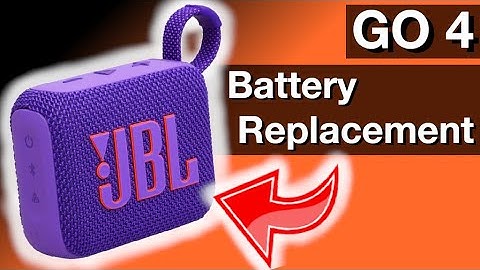 Battery replacement JBL GO4 portable Bluetooth speaker (How to instructions)