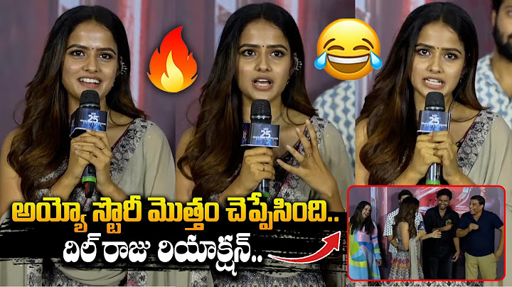 Actress Vaishnavi Chaitanya Hilarious Speech At Love Me Trailer Launch Event || Ashish || Bullet Raj