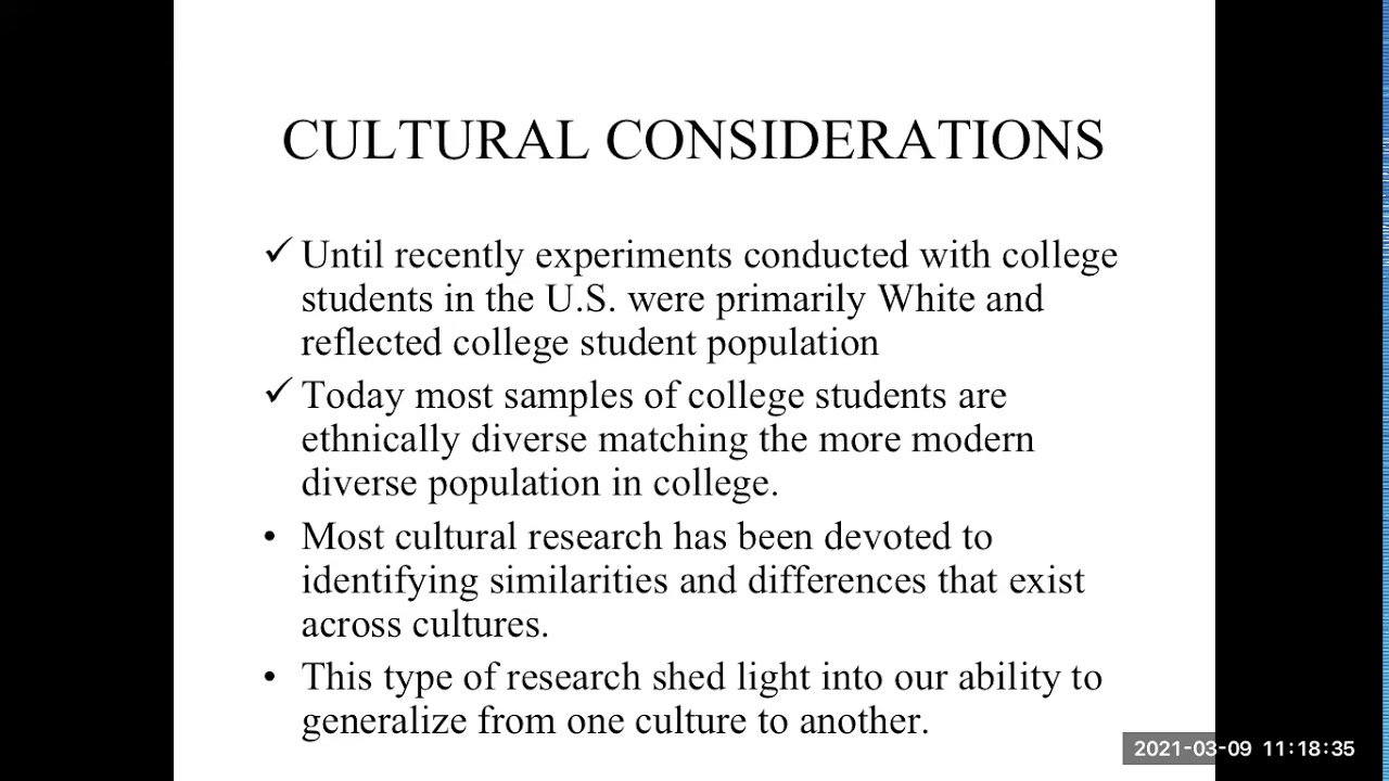 what is generalizing research findings