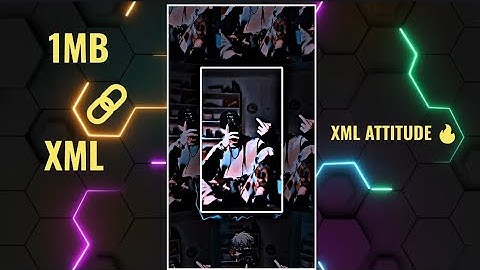 Attitude Boy Trending Song 😈💥 || Attitude Xml File Alight Motion || Xml File🔰#xml#xml_file