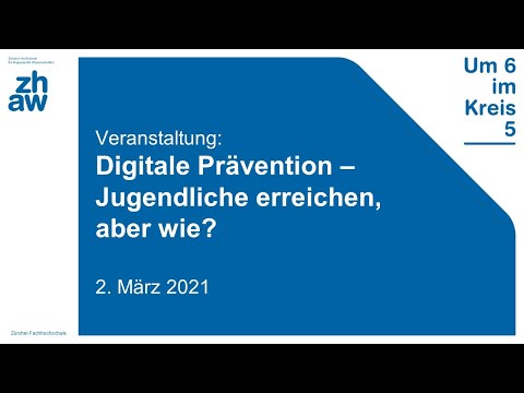 Veranstaltung «Digitale Prävention – Jugendliche erreichen, aber wie?»