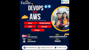 DevOps with AWS - New Batch | Kalyan IT Hub