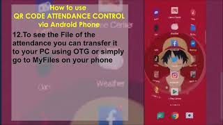 How to use QR CODE ATTENDANCE CONTROL via Android Phone screenshot 4