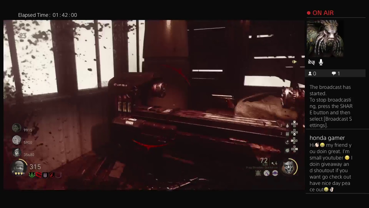 dark1one07's Live PS4 Broadcast call of duty zombie dls 1