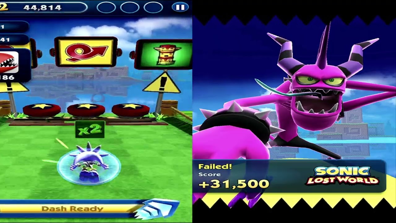 Sonic Dash - Silver Run, Cool Android Reverse Gameplay HD - Part 44