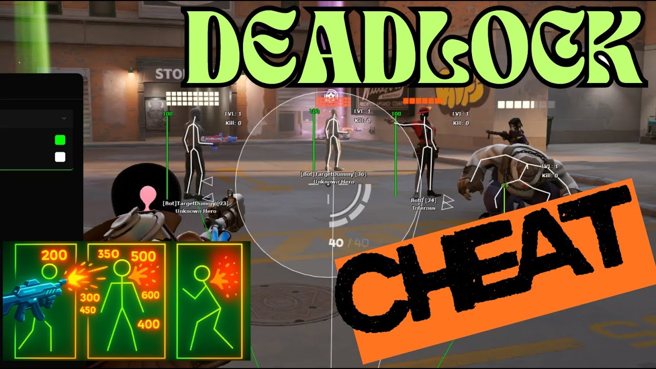 Deadlock Cheat 2026 + Hack Gameplay – Aimbot, Wallhack, ESP in Action ...