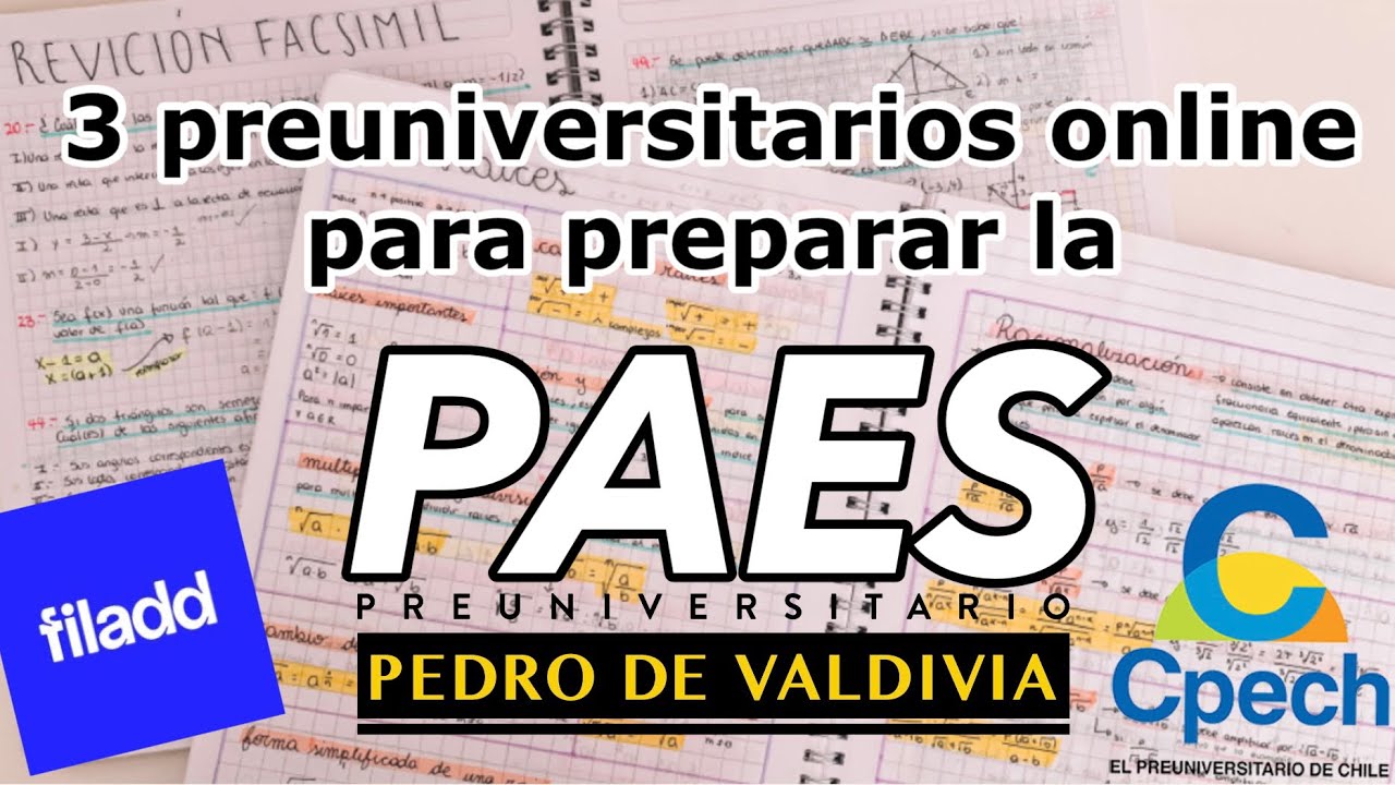 ¿Qué preuniversitario ONLINE elegir para la PAES?🤨 Comparación ➡️Filadd,PDV y Cpech✨